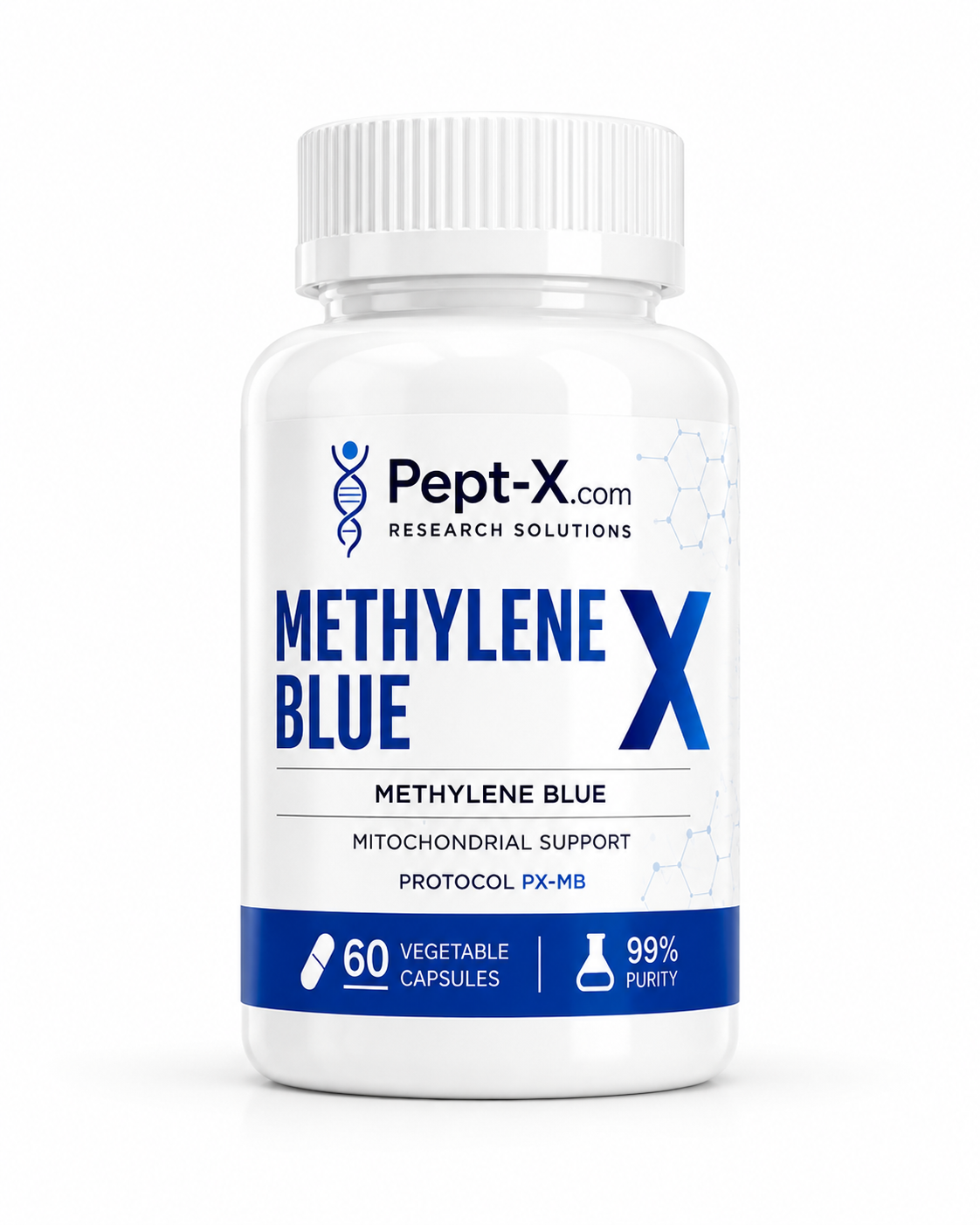 Метиленовый синий (Methylene Blue), 10 мг, 60 капсул
